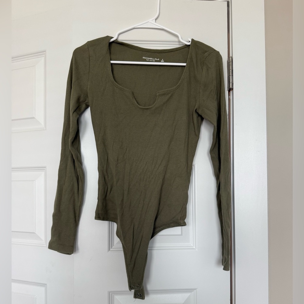 Abercrombie & Fitch soft a&f rib bodysuit